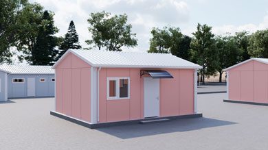 Prefabricated Emergency Building 33 m²