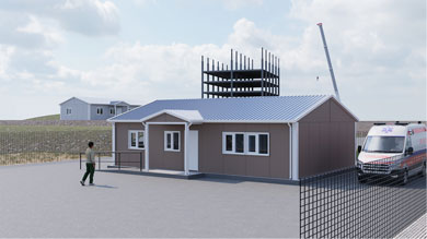 Prefabricated Health Center 88 m²